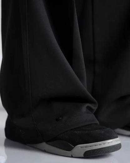 NEVER BEEN NORMAL - Baggy Black Pant