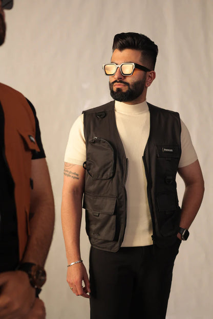 BLACK UTILITY JACKET