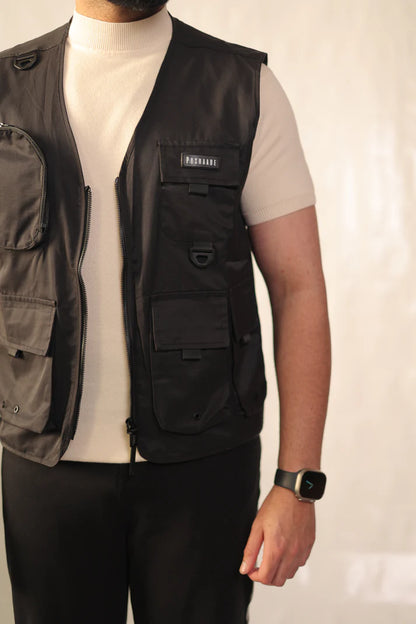 BLACK UTILITY JACKET