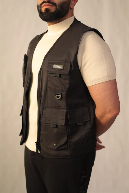 BLACK UTILITY JACKET