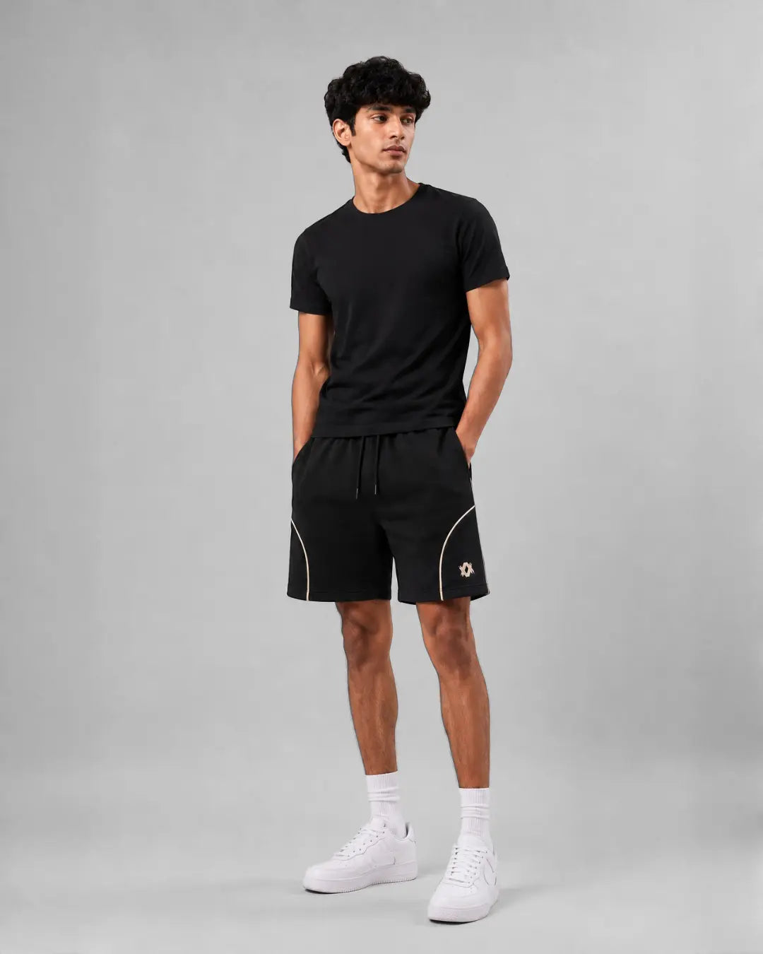 Contrast Piping Shorts
