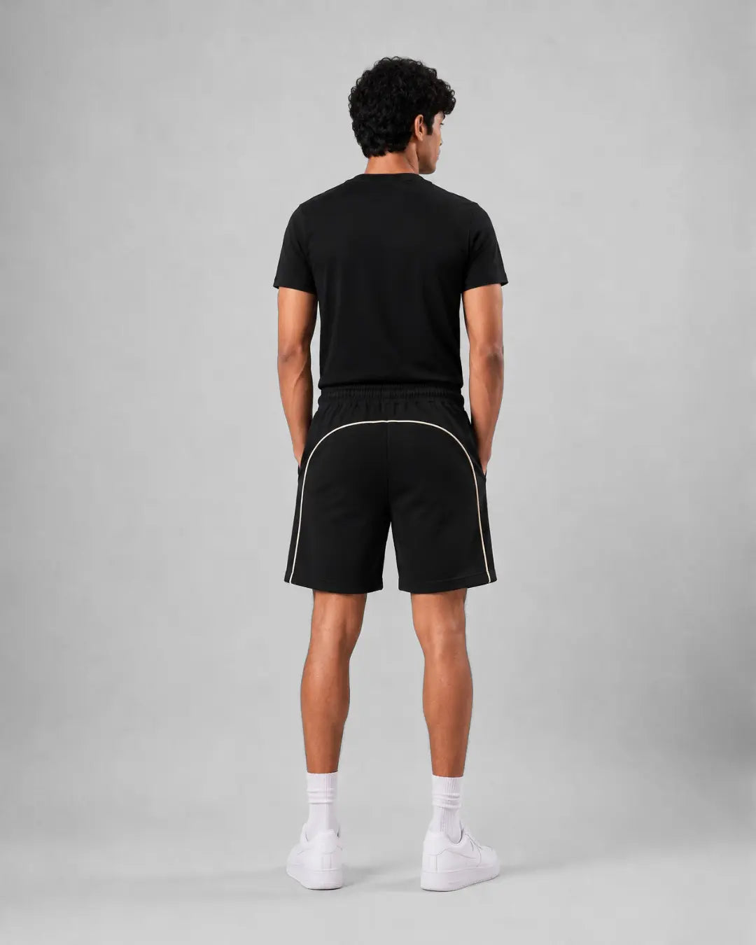 Contrast Piping Shorts