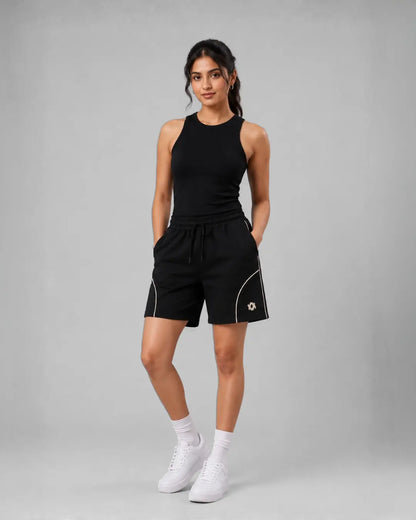 Contrast Piping Shorts