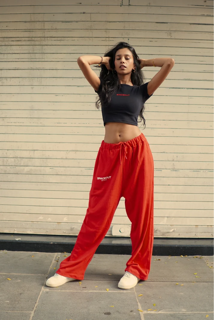 RED TRACKPANTS