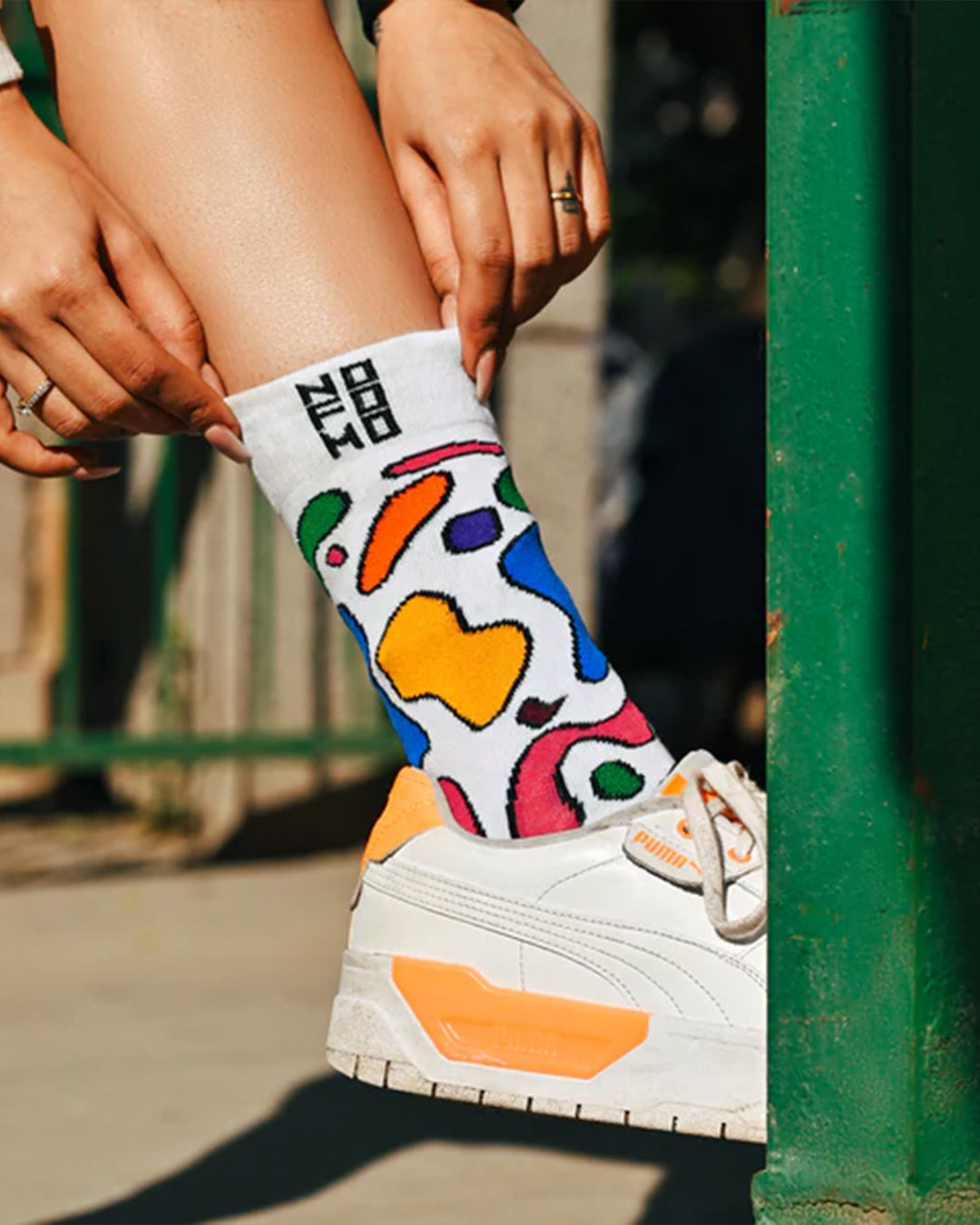 Color Blast Socks - Crew Length