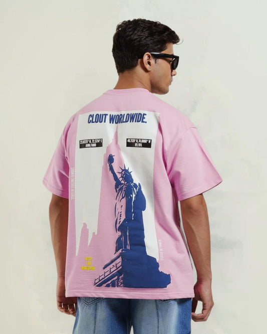 Clout Worldwide Pink Tee