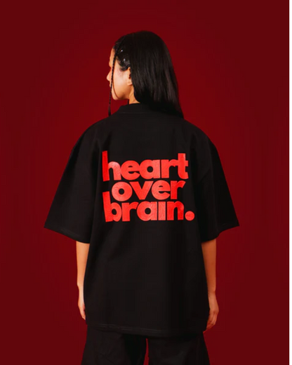 Heart Over Brain - Black