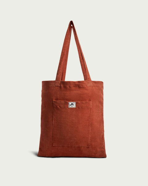 Corduroy Tote Bag (Orange)