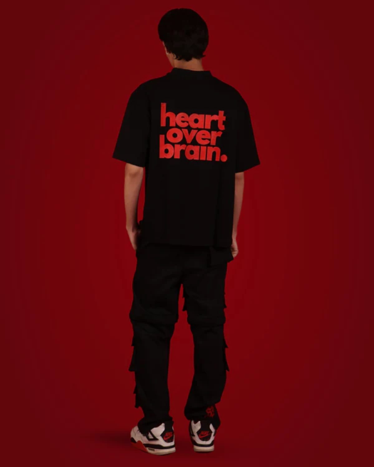 Heart Over Brain - Black