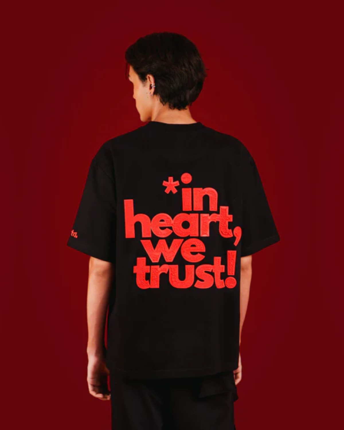 In Heart, We Trust Tee - Black