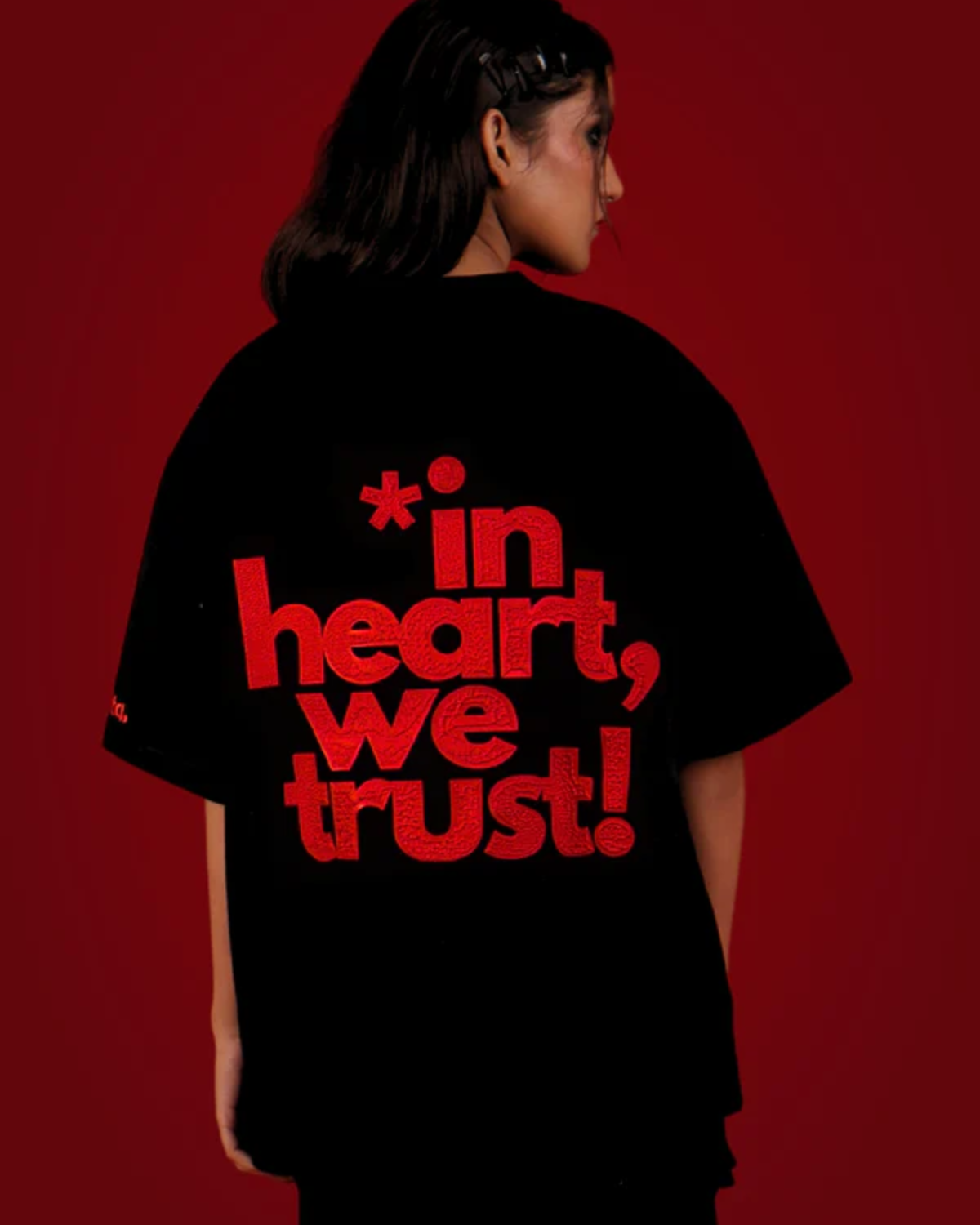 In Heart, We Trust Tee - Black