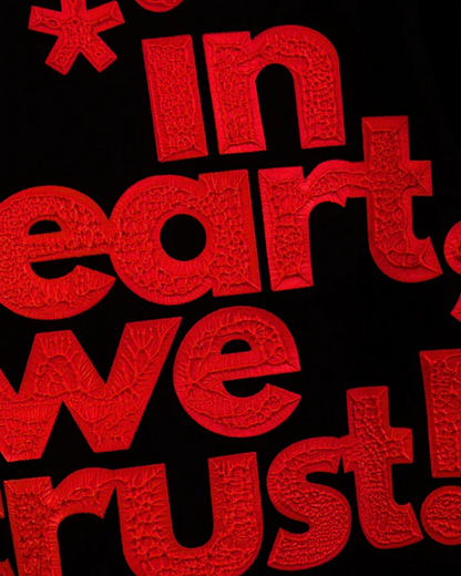 In Heart, We Trust Tee - Black