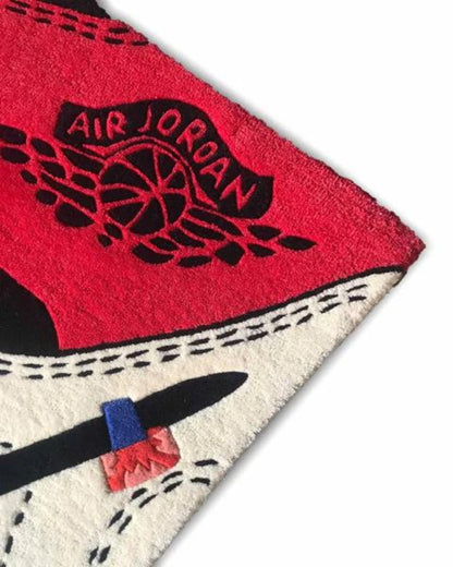 Jordan 1 Retro High Off-White Chicago (Close Up) Rug