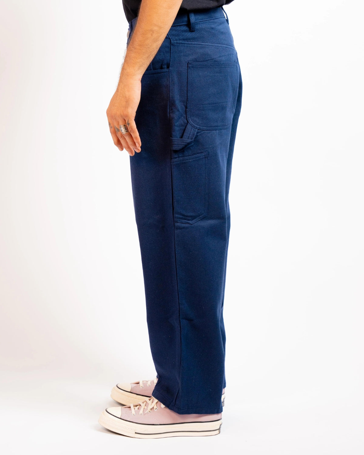 Handloom Work Pants - Blue