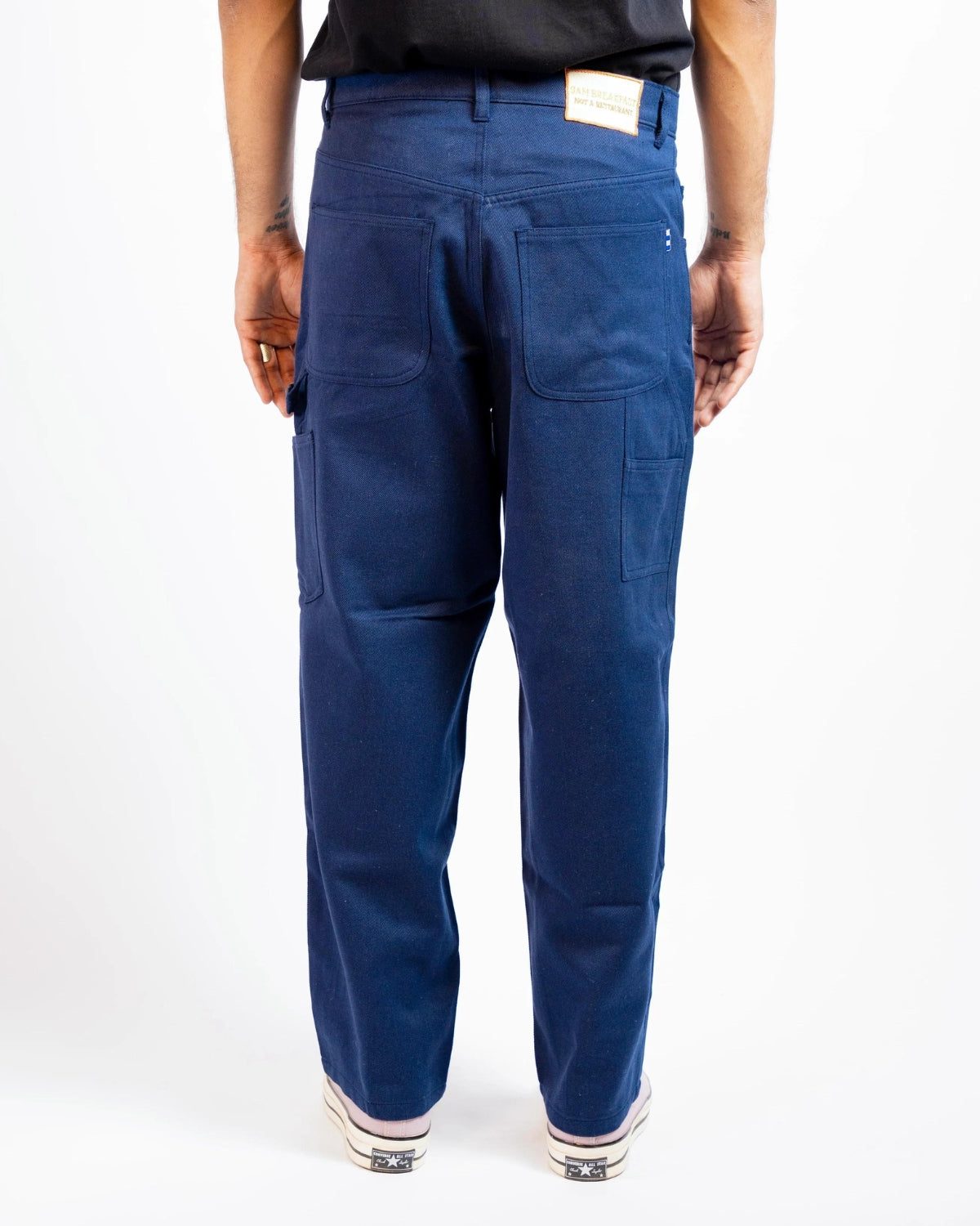 Handloom Work Pants - Blue