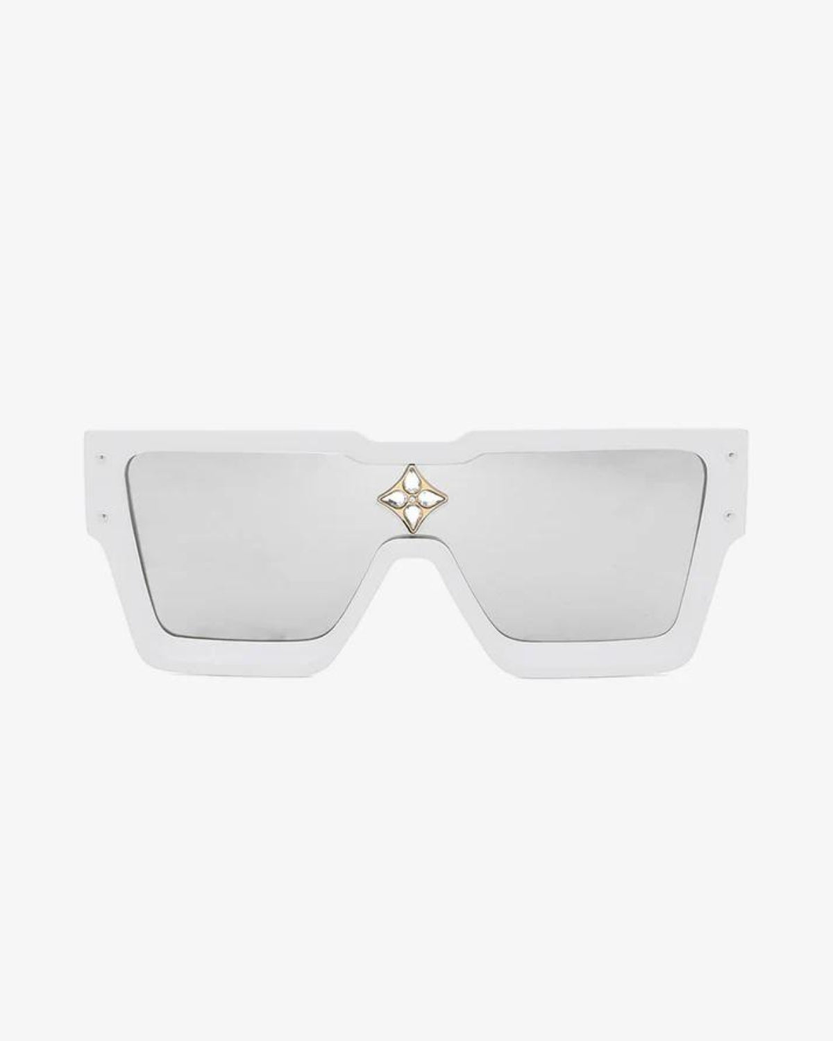 Carbon Defender Unisex Oversized Sunglass - White