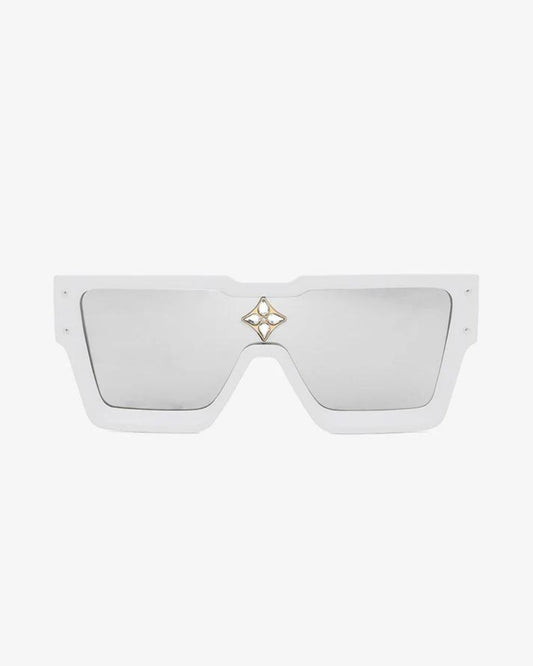 Carbon Defender Unisex Oversized Sunglass - White