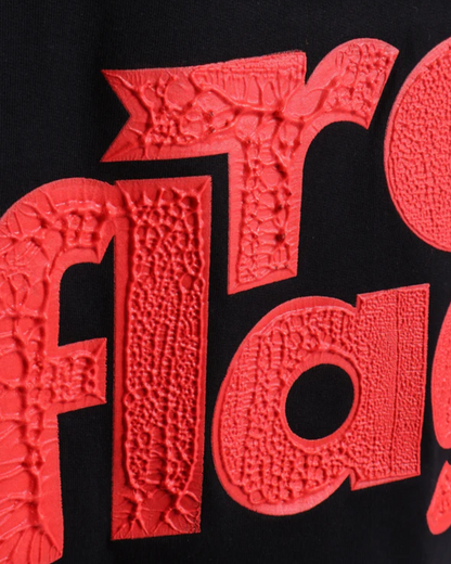 Red Flag 3D Tee Black