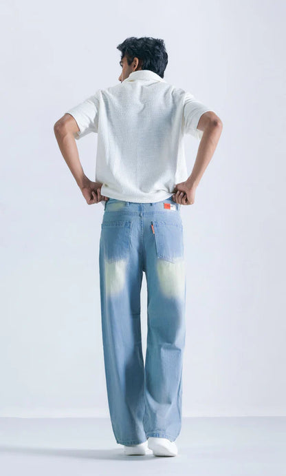 Hemp Stitching Straight Fit