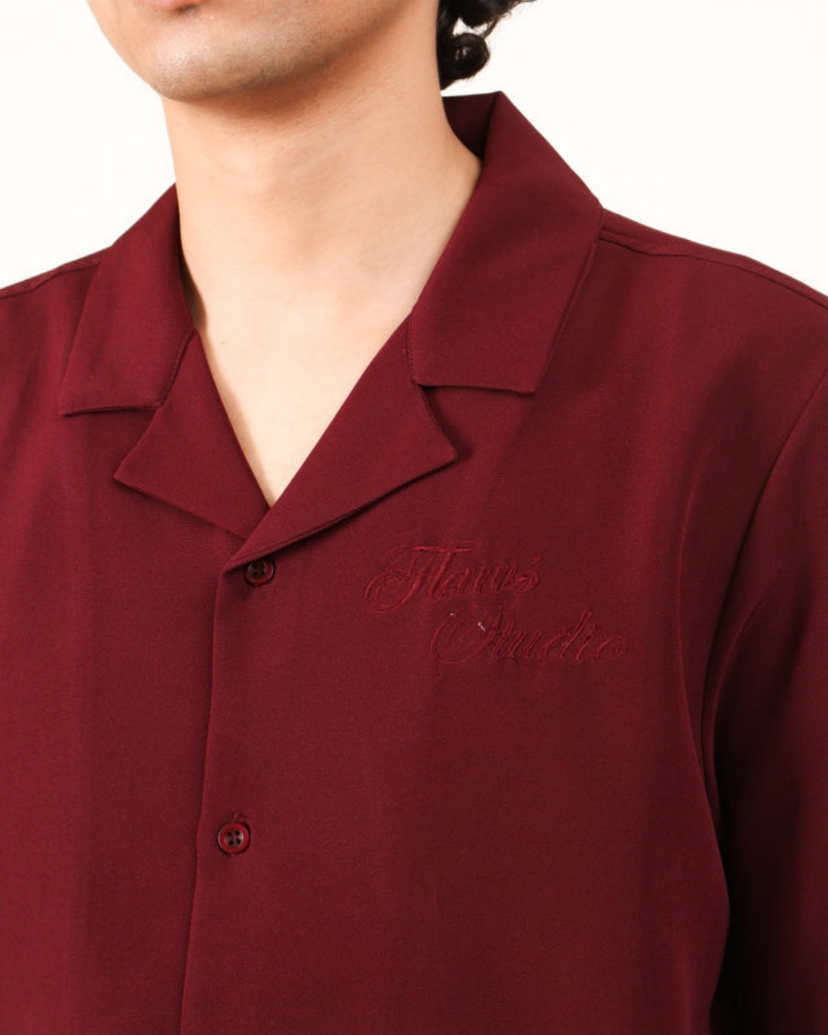 Wine Regal Bowling Shirt