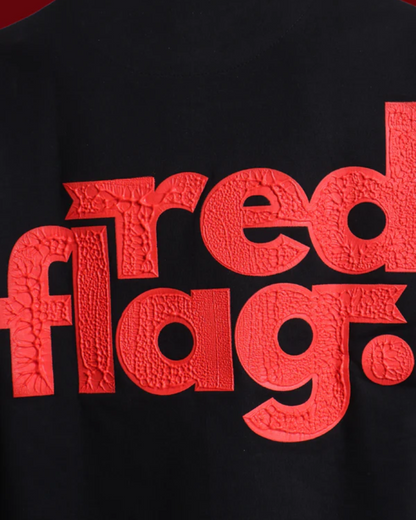 Red Flag 3D Tee Black