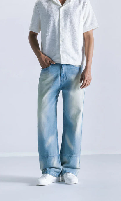 Hemp Stitching Straight Fit