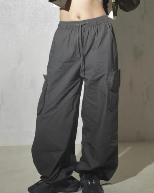 Grey Tactical Cargo Pants