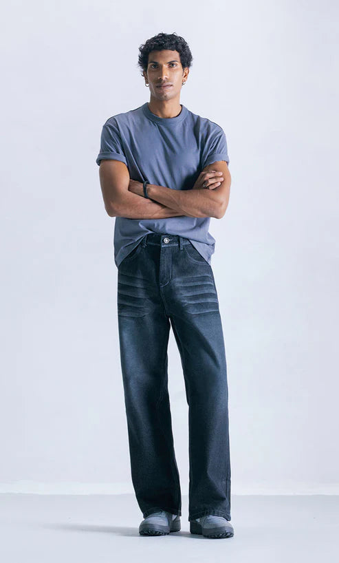 Straight fit jeans Carbon whisker