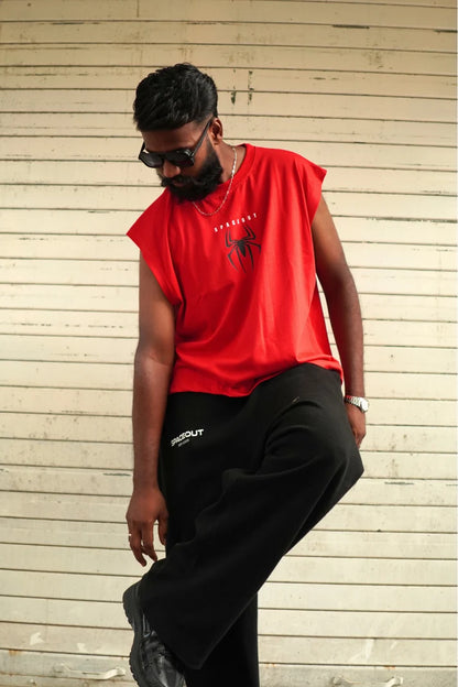 SPIDER MAN TANK TEE RED