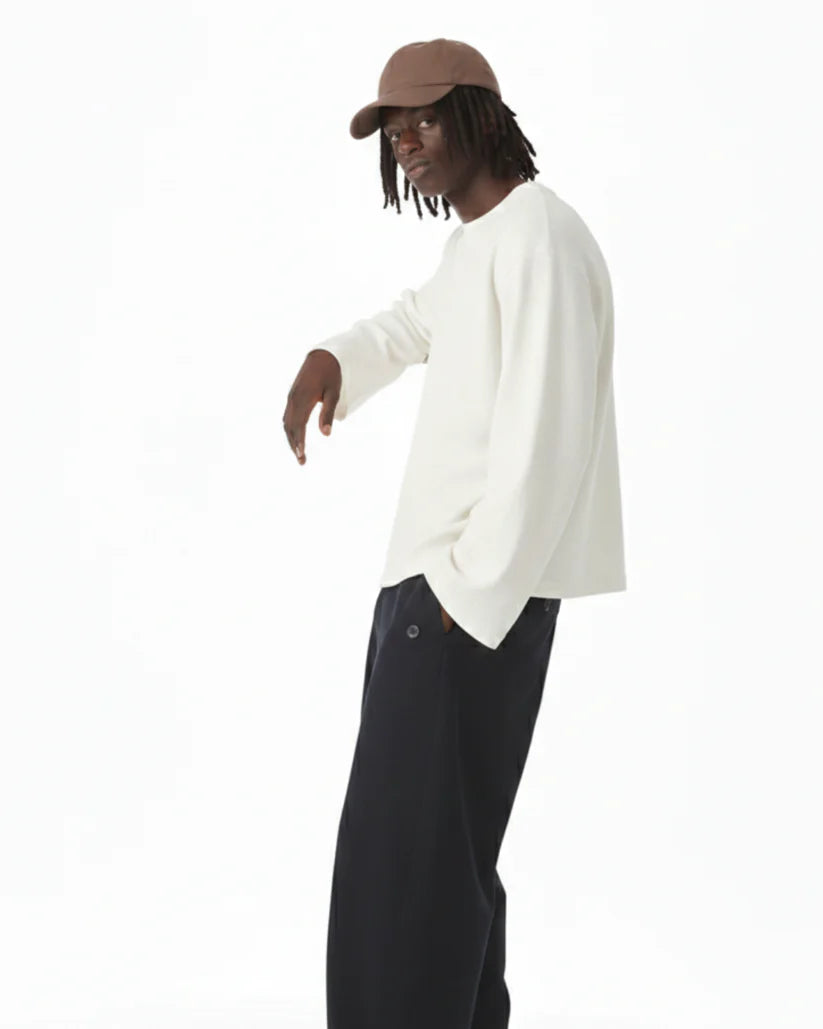 OFF WHITE WAFFLE T-SHIRT
