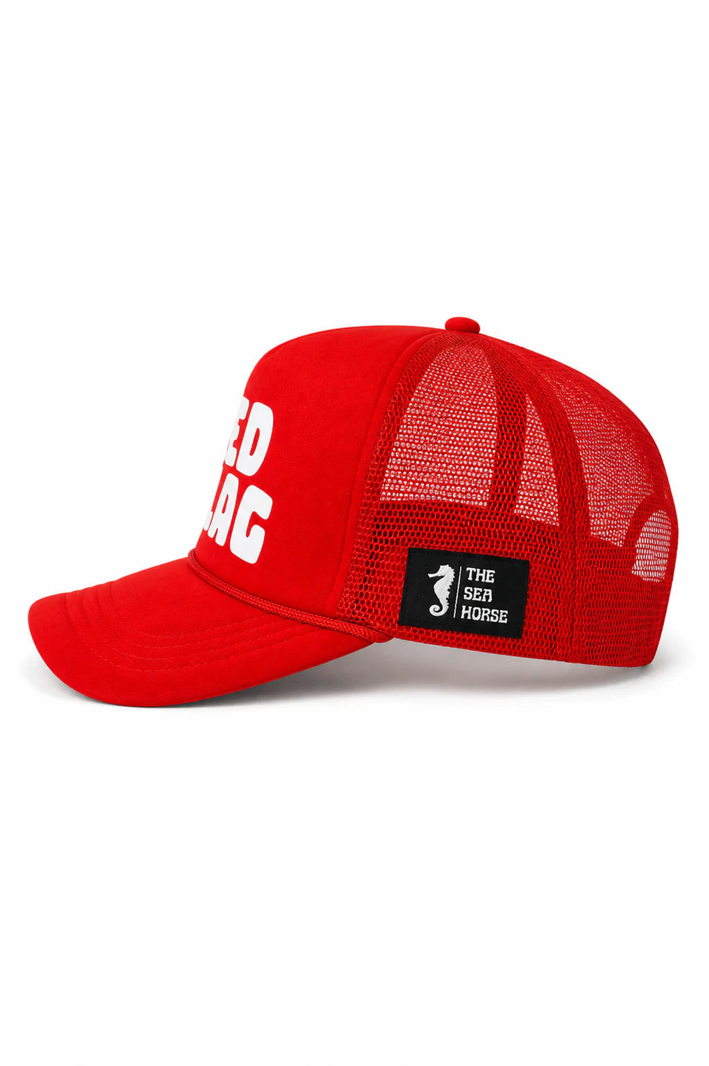 Red flag - mesh trucker cap