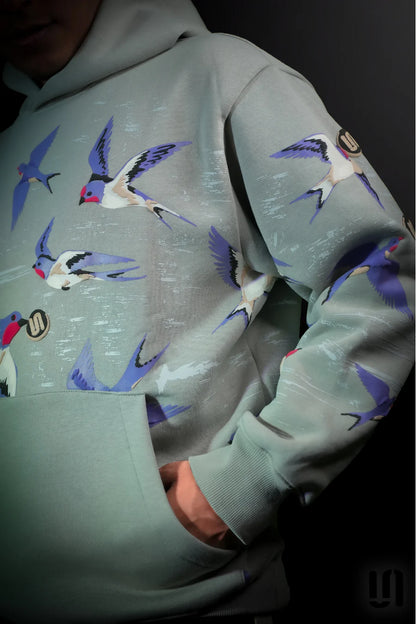 Rise Above Greywings Hoodie