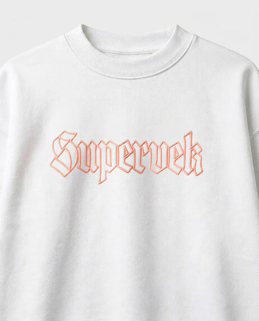 Supervek White Oversized Tshirt