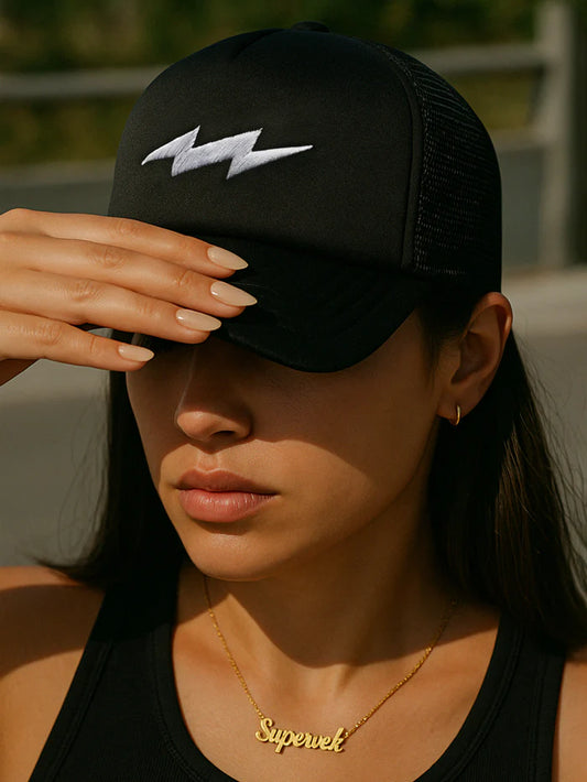 OG thunder Trucker Cap Black