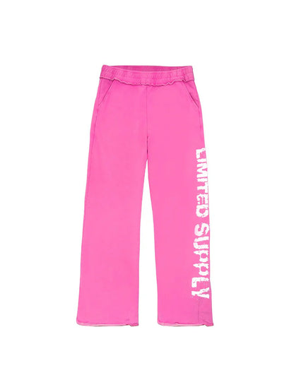 STATIC PINK REVERSE WAISTBAND JOGGERS (WOMEN)