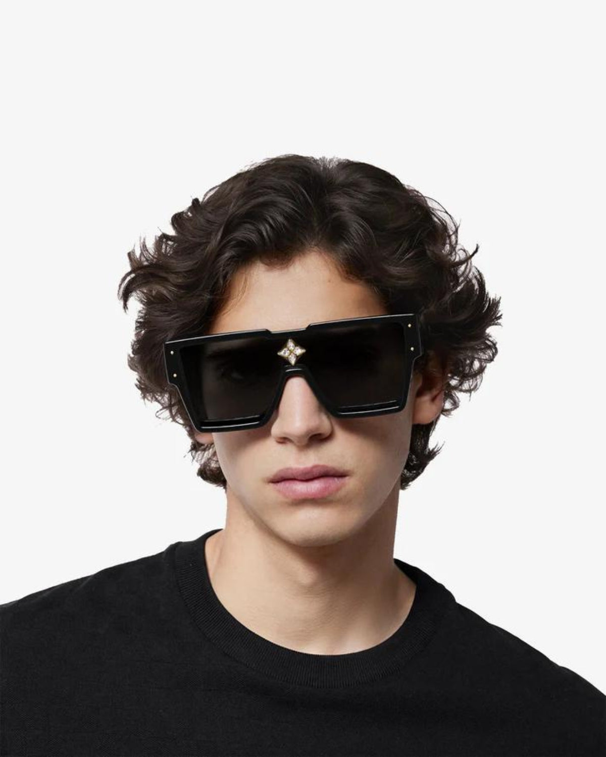 Carbon Defender Unisex Oversized Sunglass - Black