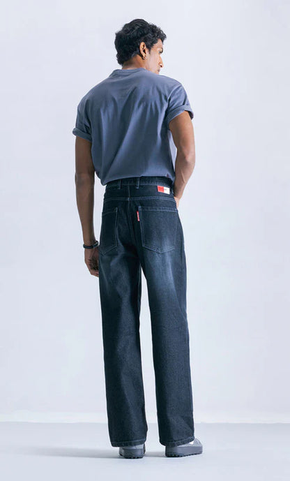 Straight fit jeans Carbon whisker