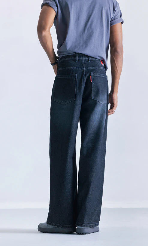 Straight fit jeans Carbon whisker