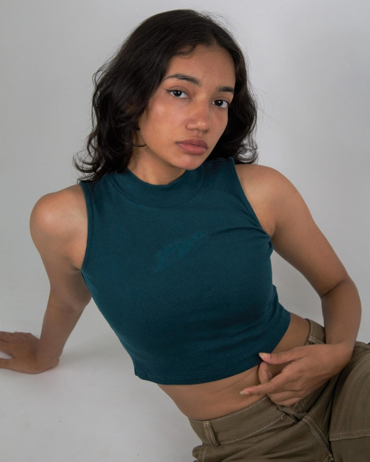 Mystic Blue Crop Top