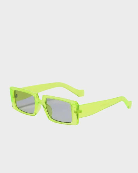 Carbon Gen-Z Unisex futuristic cyberpunk Sunglass - Green