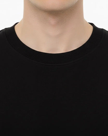 BLACK BASIC TEE