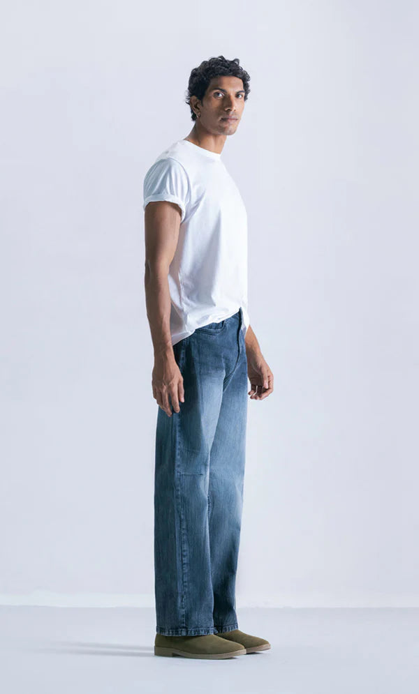Straight Fit Jeans - Black Rail Stitch