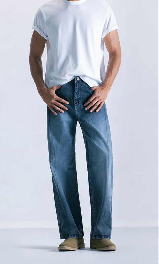 Straight Fit Jeans - Black Rail Stitch