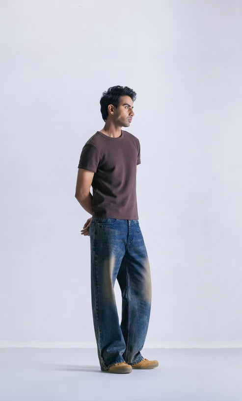 Straight Fit Jeans - Vintage Sepia