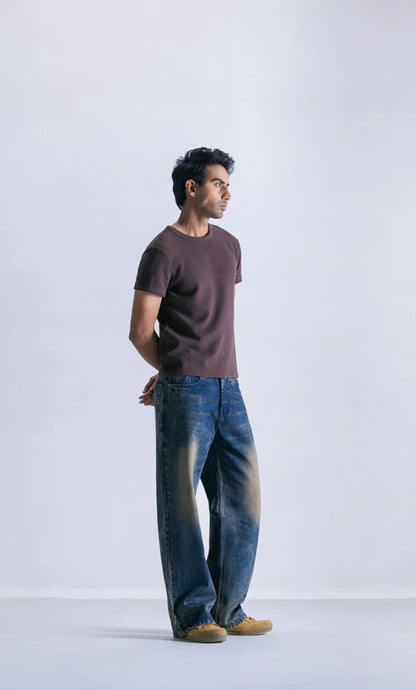 Straight Fit Jeans - Vintage Sepia