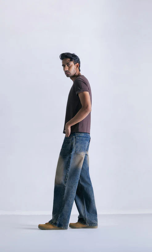 Straight Fit Jeans - Vintage Sepia