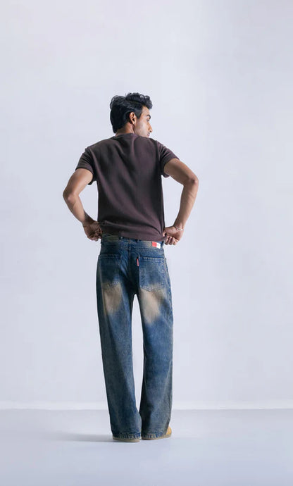 Straight Fit Jeans - Vintage Sepia