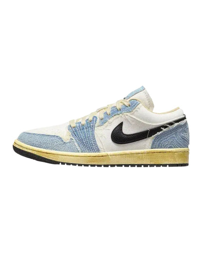 JORDAN 1 LOW SE WRMK SASHIKO DENIM