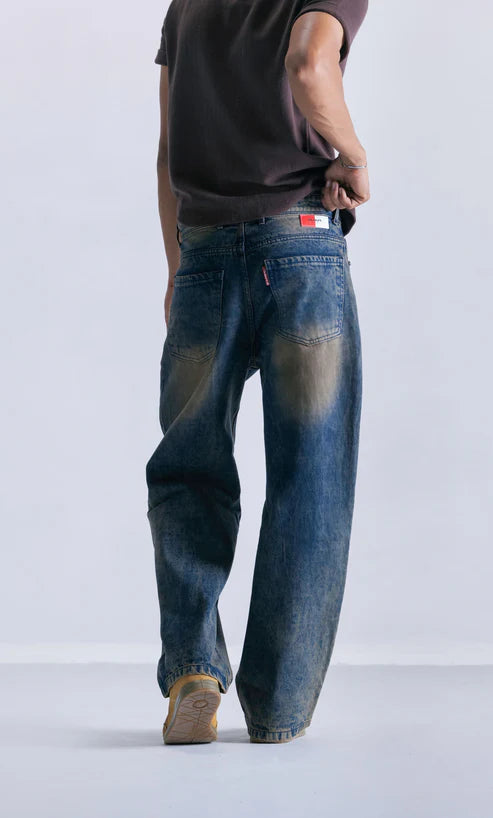 Straight Fit Jeans - Vintage Sepia