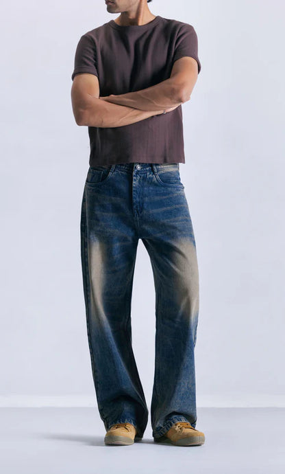 Straight Fit Jeans - Vintage Sepia